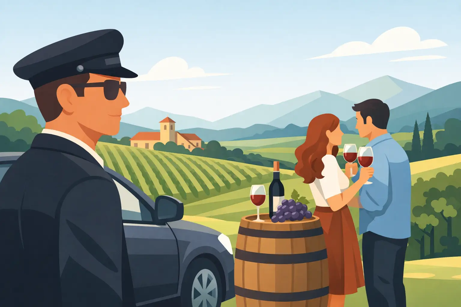 Designated Driver for Wine Tasting Plans