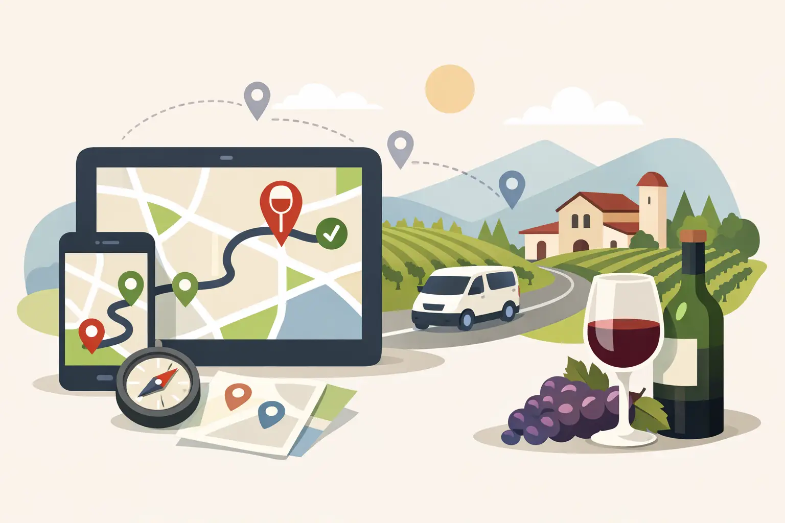 How a Winery Route Planner Saves Your Tasting Day